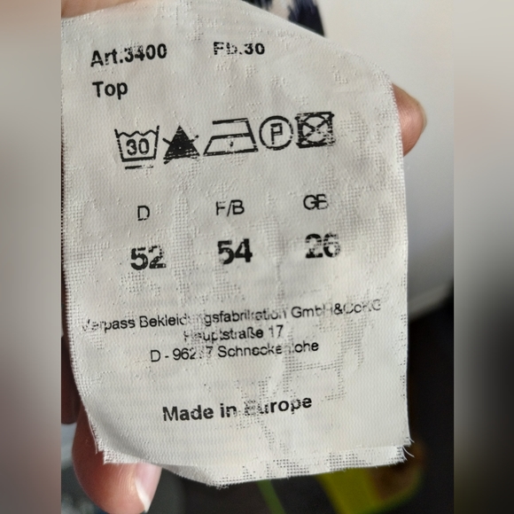 Verpass mixed media top leopard animal print pastel pink plus size 22 blouse - Picture 4 of 12